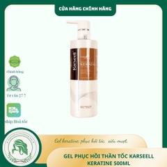 Kem/Gel phục hồi Keratin tóc nát Karseell Maca Collagen  500ml