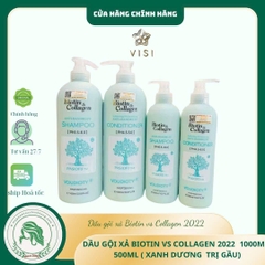 Dầu gội xả Biotin & Collagen trị gầu siêu mượt 500ml - 1000ml
