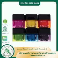 Sáp vuốt tóc (tạo kiểu cứng mờ) Number Three 003 DEUXER 5 Hard Wax 80g