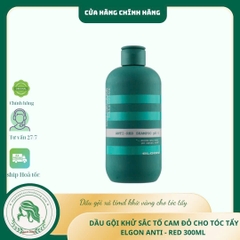 Dầu gội khử ánh đỏ giữ màu rêu Elgon ColorCare Anti-Red Shampoo pH6 300ml