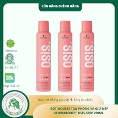 Mousse Giữ Nếp Và Tạo Độ Phồng Với Độ Giữ Nếp Siêu Cứng Osis Grip Extreme Hold Mousse 200ml