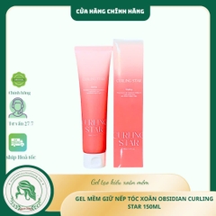 GEL TẠO KIỂU TÓC UỐN XOĂN BỒNG BỀNH OBSIDIAN CURLING STAR 2 - SWING 150ml