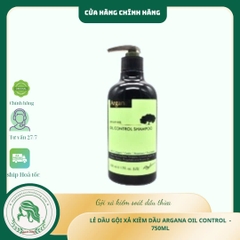 Bộ dầu gội xả ARGANA kiểm soát dầu, làm sạch tóc bết nhờn Oil-Control Shampoo & Conditioner