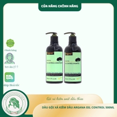 Bộ dầu gội xả ARGANA kiểm soát dầu, làm sạch tóc bết nhờn Oil-Control Shampoo & Conditioner