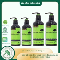 Dầu gội xả ARGANA dưỡng ẩm phục hồi tóc khô xơ Moisturizing Shampoo & Conditioner