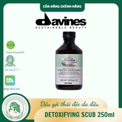 Dầu Gội Thải Độc Cho Da Đầu DAVINES DETOXIFYING 250ml