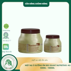 DẦU GỘI VÀ MẶT NẠ Ủ BES HERGEN SILKAT N1 N3  500ML - 1000ML