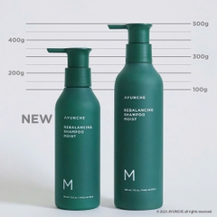 Bộ sản phẩm gội xả serum cân bằng da đầu chống rụng, trị gầu, kiềm dầu AYUNCHE