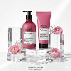 Bộ dầu gội xả hấp tóc L'Oréal Professionnel Pro Longer dành cho tóc dài yếu, ngọn tóc mảnh và dễ gãy