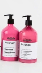 Bộ dầu gội xả hấp tóc L'Oréal Professionnel Pro Longer dành cho tóc dài yếu, ngọn tóc mảnh và dễ gãy
