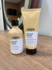 Dầu gội xả hâp, dầu dưỡng tóc phục hồi L'Oréal vàng Absolut Repair
