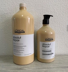 Dầu gội xả hâp, dầu dưỡng tóc phục hồi L'Oréal vàng Absolut Repair