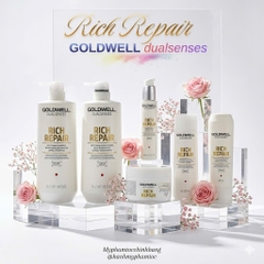 Dầu gội & xả, hấp, dưỡng phục hồi tóc hư tổn Goldwell Dualsenses Rich Repair Restoring