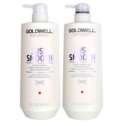 Dầu gội & xả Goldwell làm mượt tóc Dualsenses Just Smooth taming Shampoo & Conditioner