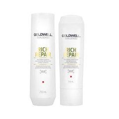 Dầu gội & xả, hấp, dưỡng phục hồi tóc hư tổn Goldwell Dualsenses Rich Repair Restoring