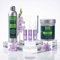 COMBO DẦU GỘI & HUYẾT THANH CHỐNG RỤNG KÍCH THÍCH MỌC TÓC BES HERGEN HAIR LOSS 12 ống