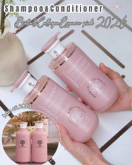 Dầu Gội Xả, Hấp, Dầu Dưỡng Tóc Biotin Collagen hồng Essence Pink 500ml 2026 MỚI