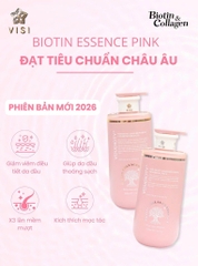 Dầu Gội Xả, Hấp, Dầu Dưỡng Tóc Biotin Collagen hồng Essence Pink 500ml 2026 MỚI