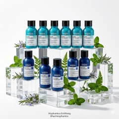 Dầu Gội Kiểm Soát Dầu L'Oreal Scalp Advanced Anti-Oiliness và Dầu gội kích thích mọc tóc và làm dày tóc L'Oréal Serioxy100ml