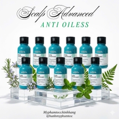 Dầu Gội Kiểm Soát Dầu L'Oreal Scalp Advanced Anti-Oiliness và Dầu gội kích thích mọc tóc và làm dày tóc L'Oréal Serioxy100ml