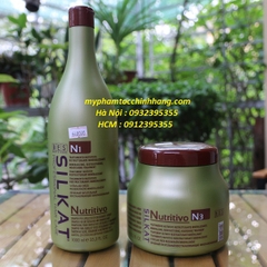 DẦU GỘI VÀ MẶT NẠ Ủ BES HERGEN SILKAT N1 N3  500ML - 1000ML