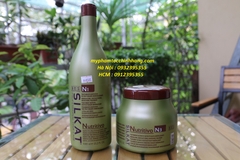 DẦU GỘI VÀ MẶT NẠ Ủ BES HERGEN SILKAT N1 N3  500ML - 1000ML