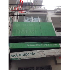 cần cho thuê nhà nguyên căn mặt tiền đường trần quang diệu quận 3, giá cho thuê:30tr/tháng