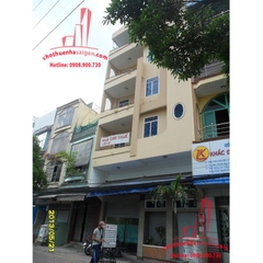 Cho thuê nhà Quận Bình Thạnh, mặt tiền đường Điện Biên Phủ. DT : 70 m2, DTSD: 350m2. Giá : 40 triệu