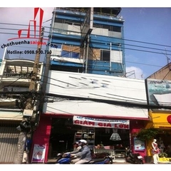 cho thuê nhà mặt tiền trung tâm quận 3, đường cách mạng tháng 8 giá cho thuê:90tr/tháng