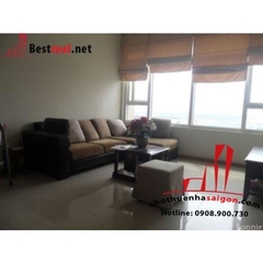 Căn hộ Saigon Pearl cho thuê, tầng 6, nội thất đầy đủ, nhìn ra thành phố, 1050usd/month