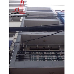 nhà nguyên căn mặt tiền đường hồ văn huê quận phú nhuận, giá cho thuê:40tr/tháng