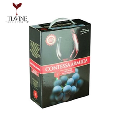 Rượu vang bịch Ý Contessa Armida Romandiola Ngọt 3L