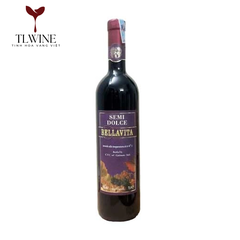 Rượu Vang Bellavita Semi Dolce Sergio Gattiara