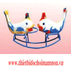 Bập bênh cá heo đôi