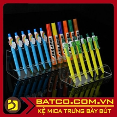 Kệ mica trưng bày bút