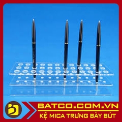 Kệ mica trưng bày bút