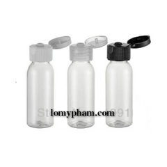 Chai trong vai tròn nắp bật 30ml