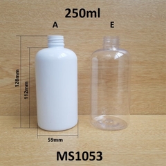 Chai PET vai tròn 250ml