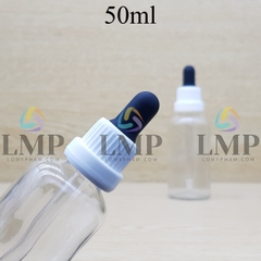 Chai tinh dầu nắp bóp sọc dày 50ml