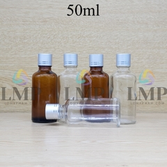 Chai tinh dầu nắp xi 2 viền 50ml