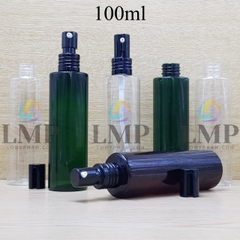 Chai PET vai ngang đầu nhôm giọt cao 100ml