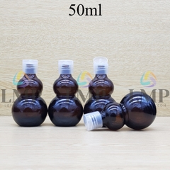 Chai hồ lô nắp bật sọc 50ml
