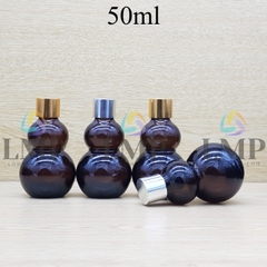 Chai hồ lô nắp xi KO viền 50ml