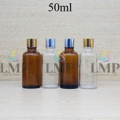 Chai tinh dầu nắp xi KO viền 50ml