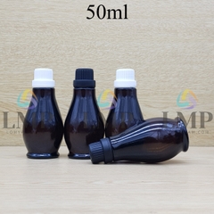 Chai đèn dầu nắp dày 50ml