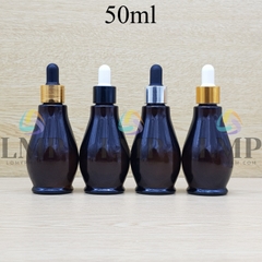 Chai đèn dầu nắp bóp khoen nhôm 50ml