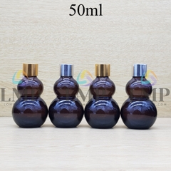 Chai hồ lô nắp xi KO viền 50ml