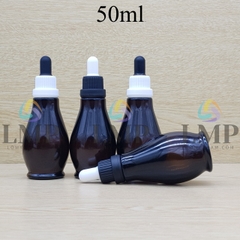 Chai đèn dầu nắp bóp sọc dày 50ml