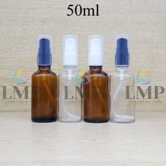 Chai tinh dầu đầu xịt giọt có 2 viền 50ml