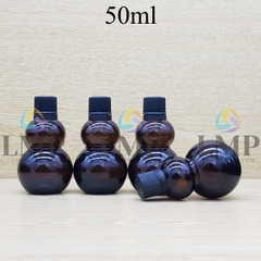 Chai hồ lô nắp nhựa mỏng 50ml